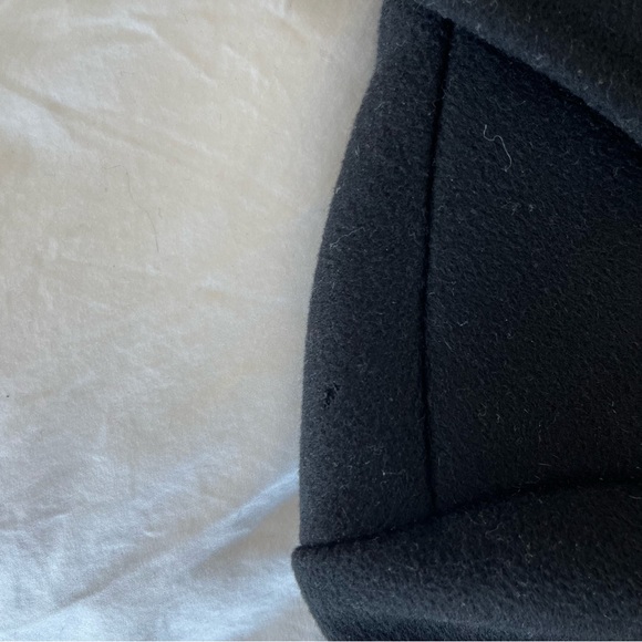 G.J.Hook Classic black wool double breasted overcoat - Picture 14 of 14